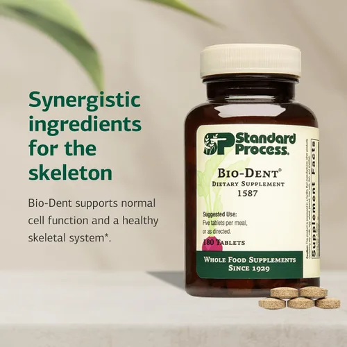 Vista 3 de Proceso estándar Bio-Dent - Apoya la salud ósea y muscular - Ayuda a la producción de cartílago y colágeno - Apoya el metabolismo energético