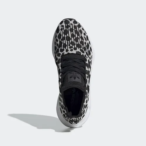 Vista 2 de adidas Swift Run - Tenis de mujer para correr, Raw WhiteCore BlackCarbon