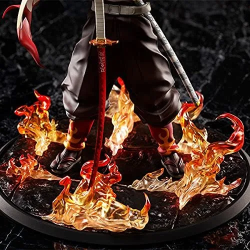 Vista 6 de Aniplex Figura de Demon Slayer Estatua Kyojuro Rengoku Escala 1/8 La Llama Pilar Hashira