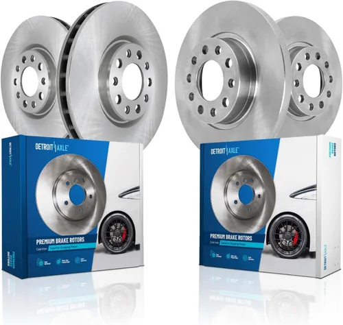 Vista 23 de Detroit Axle - Rotores de freno para Ford Mustang 2015 2016 2017 2018 2019 2020 2021 2022 2023 Rotores de freno de disco 2016 2017 2018 2019