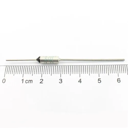 Vista 2 de 5pcs Thermal Fuse Links FTF-S 131C 131 Celsius Degree 15A 250V S127 TF Cutoff Axial Lead