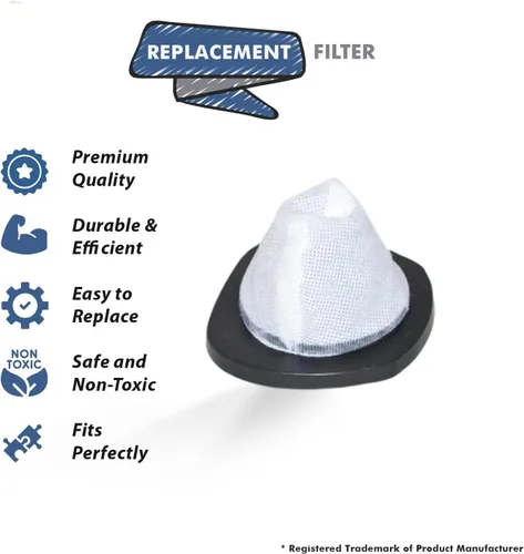 Vista 2 de Pieza de repuesto para Bissell 3-en-1 Lightweight Stick Vac Cleaner Filter Assembly # comparar con la parte 1611501
