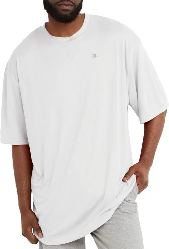 Vista 4 de Champion Camiseta deportiva para hombre, absorbe la humedad, antiolor, camiseta atlética para hombre (regular o grande y alto)