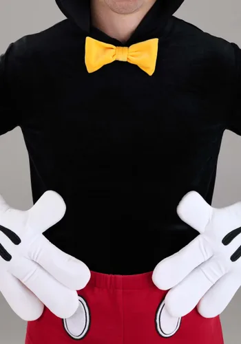 Vista 6 de Disfraz Deluxe de Mickey Mouse de Disney para Adultos Multicolor