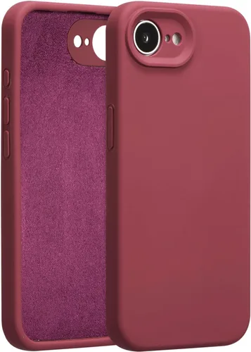 Vista 107 de Funda de silicona para iPhone Air, con [protección completa de la cámara] [forro de microfibra suave antiarañazos], funda de silicona líquida ultra