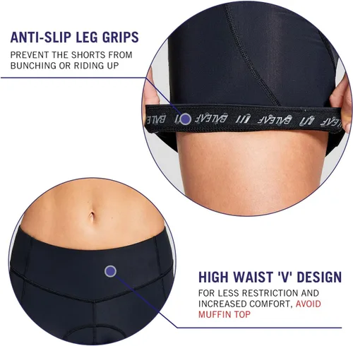 Vista 4 de BALEAF 4D Padded Bike Shorts Women Cycling Underwear Gel Padding Pockets