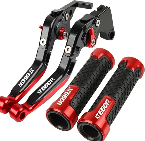 Vista 12 de Embrague de freno para Yamaha XT660R 2004-2016 Palancas de embrague de freno plegables de motocicleta embrague de freno ajustables agarraderas CNC