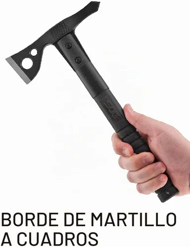 Vista 6 de SOG Specialty Knives & Tools F06TN-CP hacha de acero con hoja de 2 pulgadas y vaina de nailon color negro