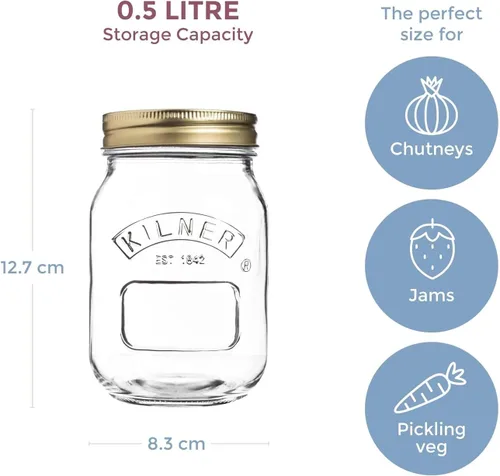Vista 5 de Kilner Tarro de conservas de 17 oz
