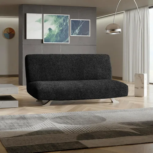 Vista 2 de PAULATO BY GA.I.CO. Funda elástica para sofá de futón de 1 pieza, funda bielástica para sofá cama sin brazos, protector de muebles, lavable a