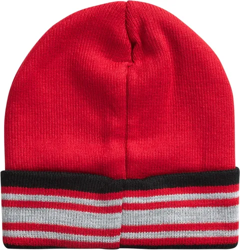 Vista 5 de Nintendo Super Mario Bros. Sombrero de invierno para niños, paquete de 2 gorros con pompones de Super Mario (4-7)