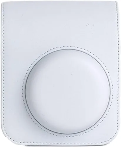 Vista 8 de Funda para cámara instantánea Fujifilm Instax Mini 12, funda de PU con correa extraíble para cámara Fujifilm Instax Mini 12 (azul)