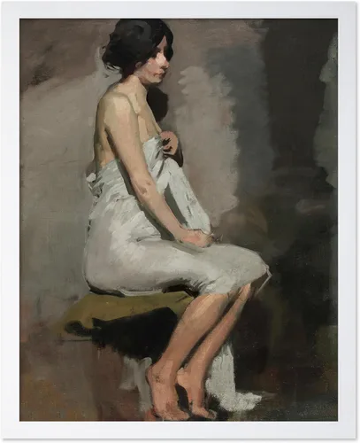Vista 29 de Poster Master Póster de pintura vintage de The Keynote - Impresión retro de mujer a pie - Arte impresionista - Regalo para hombres y mujeres
