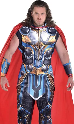 Vista 2 de Party City Thor Love and Thunder Thor - Disfraz de Halloween para hombre, estándar