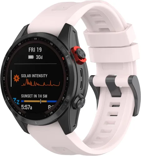Vista 8 de Compatible con Garmin Quatix 7 Pro Bands, Forerunner 965 955 945 Correas de reloj de repuesto de silicona para Garmin Epix Pro 1.850 in/Fenix