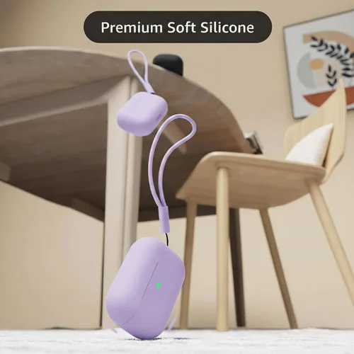 Vista 3 de Compatible con Airpods Pro 3, funda protectora de silicona suave con kit de limpieza y cordón compatible con AirPod Pro de 3ª generación, LED