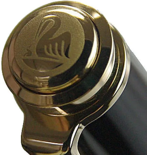 Vista 4 de Pelikan Pluma estilográfica Premium M800 F Plume Negro/Azul