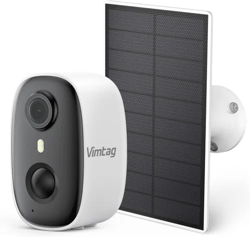Vista 11 de VIMTAG 2K Solar Security Cameras Wireless Outdoor, Home Security, 5000mAh
