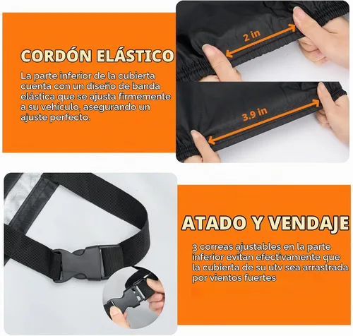 Vista 7 de Neverland, 190T funda de almacenamiento impermeable universal para vehículo todo terreno