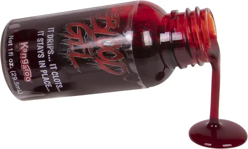 Vista 2 de Sangre de vampiro en gel, botella de 1 onza, por Kangaroo