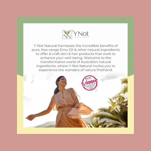 Vista 7 de Y Not Natural Aceite de emú puro – Humedad orgánica para cara, cuerpo, cabello, cuero cabelludo y uñas, rico en Omega 3-6-9, vitaminas y minerales