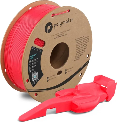 Vista 14 de Polymaker Filamento ABS Pro para impresora 3D de 0.069 pulgadas, color negro, ABS de grado de ingeniería de 2.2 lbs con alta resistencia al calor