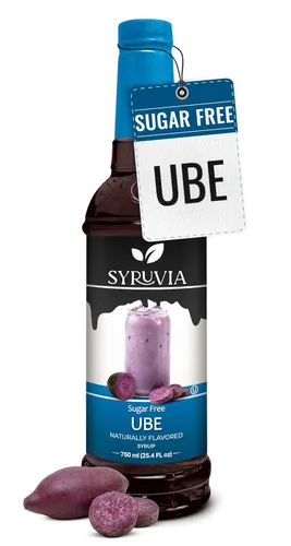 Vista 45 de Jarabe de café sin azúcar Syruvia, jarabe con sabor a caramelo para bebidas, lattes y postres – 25.4 fl oz
