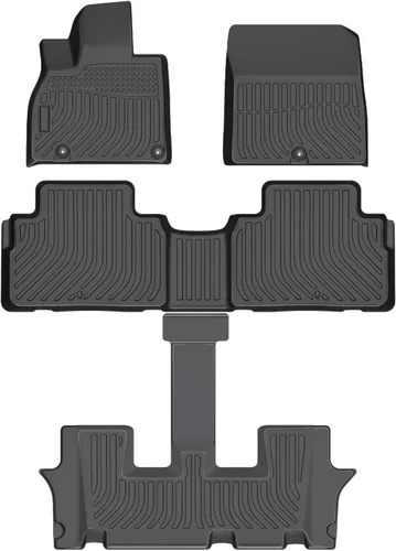 Vista 12 de Cartist Alfombrillas personalizadas para VW Atlas 2018-2025 2026 (asientos de banco de 7 pasajeros), juego completo de 3 filas para accesorios