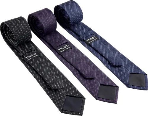 Vista 32 de Juego de corbata de regalo para hombre, corbata sedosa, bolsillo cuadrado, clips de corbata, gemelos para hombres