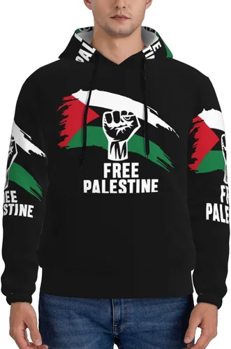 Vista 3 de Free Palestine Sudaderas con capucha Hombre Mujer Sudadera Unisex Sudadera con capucha