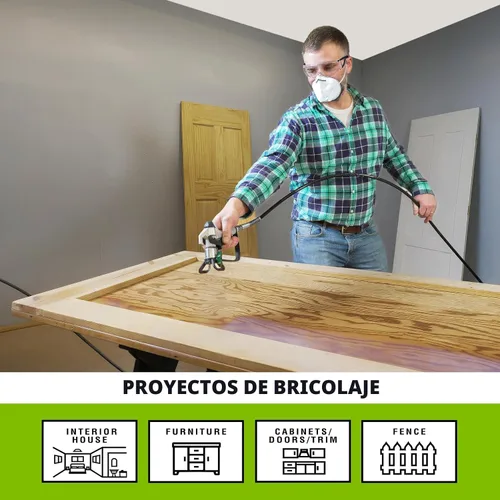 Vista 3 de Graco Pulverizador de pintura sin aire Diseñado para proyectos interiores o exteriores TrueCoat One TrueAirless pulverizador eléctrico 26DTC1