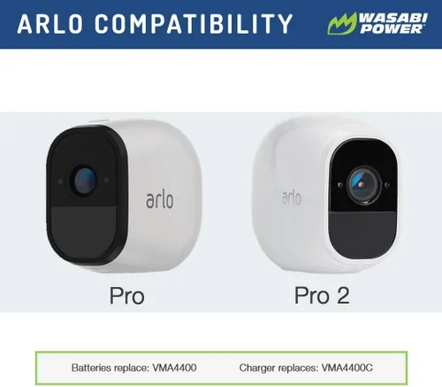 Vista 2 de Wasabi Power Batería para Arlo Pro, Pro 2 (A-1B, VMA4400)