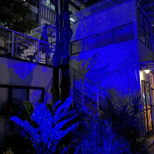 Vista 4 de Firefly - Luces de jardín con proyector de estrellas, luces láser de Navidad para jardín, césped, patio