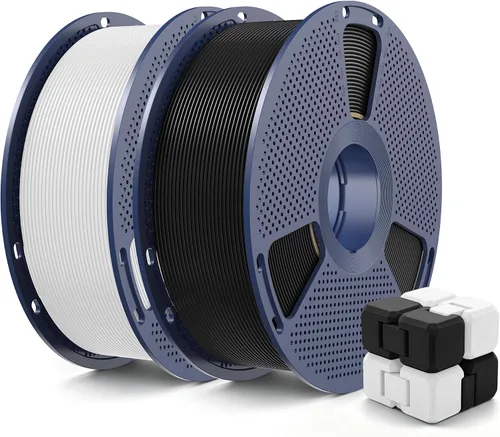 Vista 31 de SUNLU Filamento PETG 2.0, filamento de impresora 3D, color blanco hueso 2.2 lbs Bone White