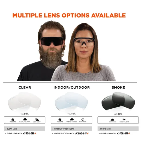 Vista 5 de Ergodyne Skullerz Aegir - Lentes de seguridad, ANSI Z87.1+