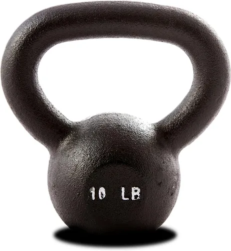 Vista 17 de Kettlebell Weights – 5lb to 80lb Cast Iron Kettlebells with Matte Black Finish – Full Body Strength Training & CrossFit Conditioning – Ideal for