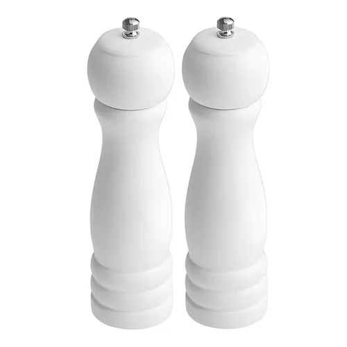 Vista 12 de OCS Parts Pro Series - Molinillo de pimienta de madera marrón con molinillo ajustable, molinillo tradicional de sal o pimienta de 8 pulgadas