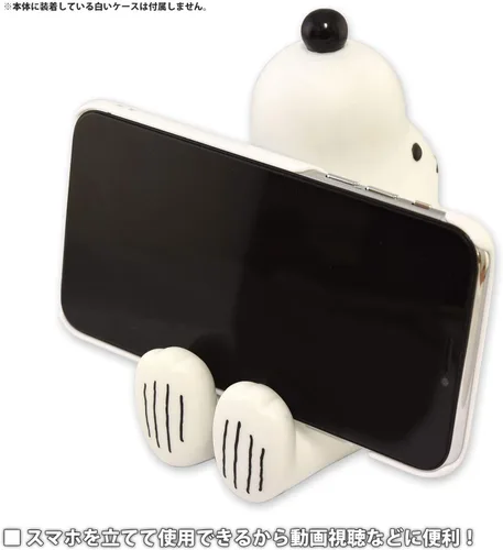 Vista 2 de Gourmandise sng-433a Peanuts Mascot Soporte móvil Snoopy Blanco