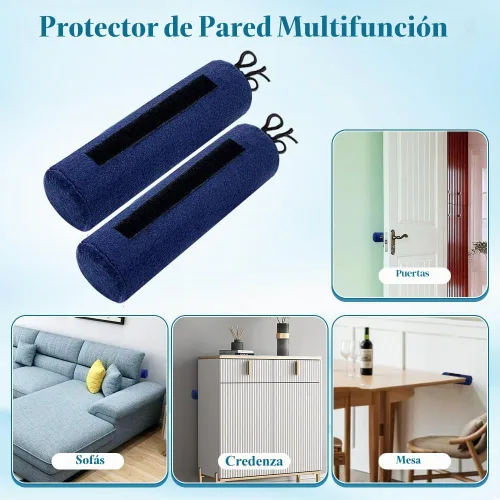 Vista 2 de Topes de parachoques para cabecero para protector de pared de muebles, cabeceros, silenciador, marco de cama, cojines para tablero, espaciador
