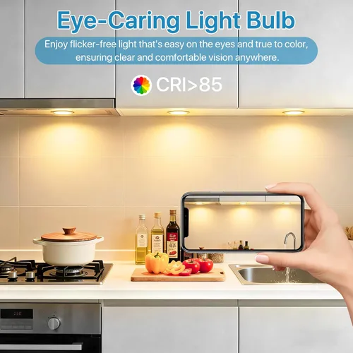 Vista 5 de Brightever Bombillas LED PAR20, bombillas de inundación equivalentes a 50 W, regulables, blanco cálido de 2700 K, bombilla PAR20 de ahorro de 2700K