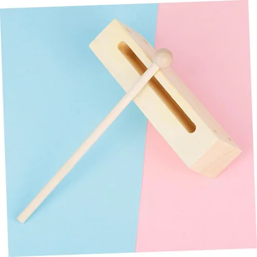 Vista 9 de BESPORTBLE 2 Sets Wooden Percussion Instruments with Mallets Rhythm Sticks for Adults for Music Education Bands and Classroom Activities