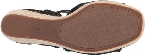 Vista 4 de Lucky Brand - Sandalias de cuña Mindra, tipo alpargata, para mujer