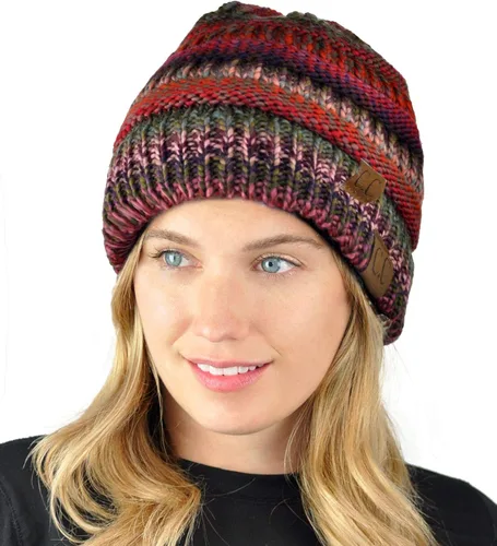 Vista 145 de C.C Trendy Warm Chunky Soft Stretch Cable Knit Beanie