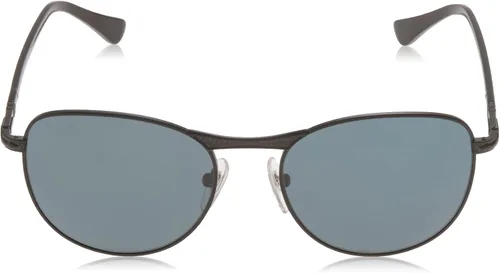 Vista 2 de Persol PO1002S Pilot - Gafas de sol, Demigloss NegroAzul Oscuro Polarizado