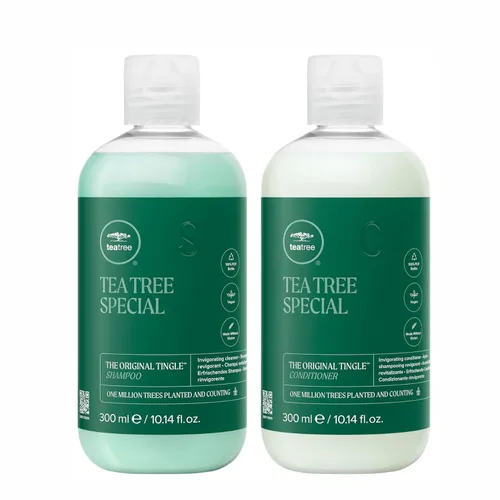 Vista 16 de Champú especial de Tea Tree, Limpieza profunda, Refresca el cuero cabelludo, Para todo tipo de cabello, especialmente cabello graso