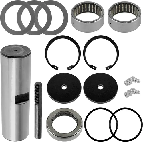 Vista 4 de Caltric Kit de pines King compatible con carcasa retroexcavadora 480D 480C 580C 580D 580D 580E 586E ranura central D103156