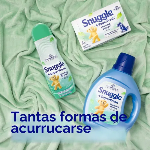 Vista 10 de Snuggle SuperFresh - Hojas para secadora, 200 unidades, brisa matutina
