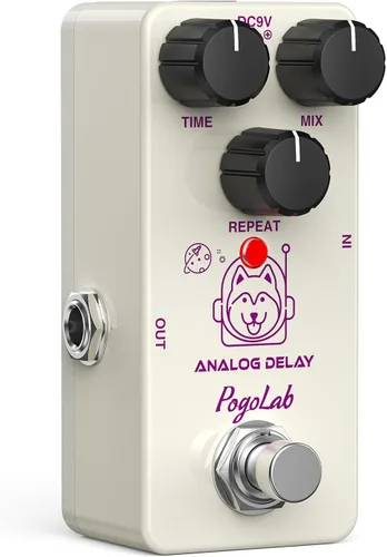 Vista 10 de Pogolab Pedal de Chorus, Pedal de Guitarra Chorus, Mini Pedal de Chorus Analógico, DC 9V, True Bypass para Guitarra Eléctrica