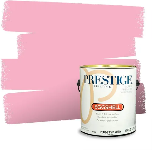 Vista 558 de Prestige Paints Pintura exterior e imprimación en uno, 1 galón, plano, coincidencia comparable de Valspar* Amber Rose*