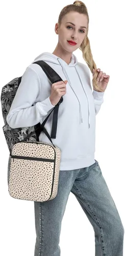 Vista 12 de Gianlaima Fiambrera aislada de fútbol americano para mujeres y hombres, bolsa de almuerzo portátil reutilizable para oficina, trabajo, viajes